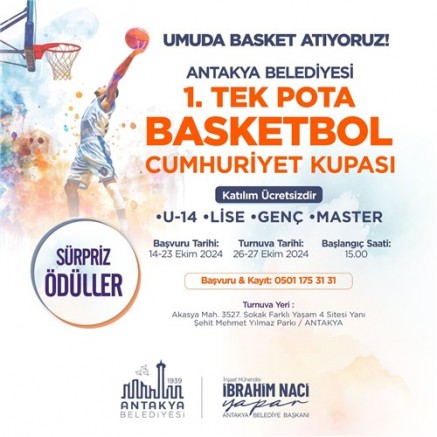 ANTAKYA BELEDİYESİ, “UMUDA BASKET ATIYORUZ!”