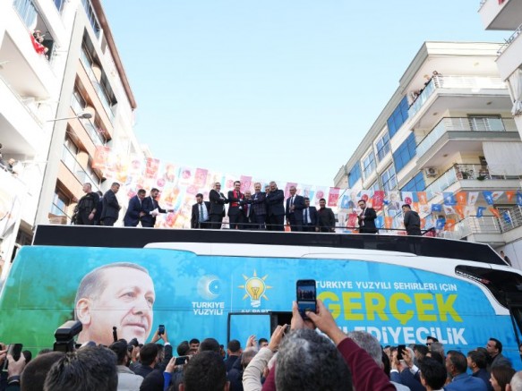 İçişleri Bakanımız Sayın Ali Yerlikaya Cumhur İttifakı Dörtyol Seçim Koordinasyon Merkezi’nin açılışına Katıldı