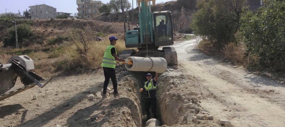 MANSURLU'DA ALTYAPI TAMAMLANIYOR