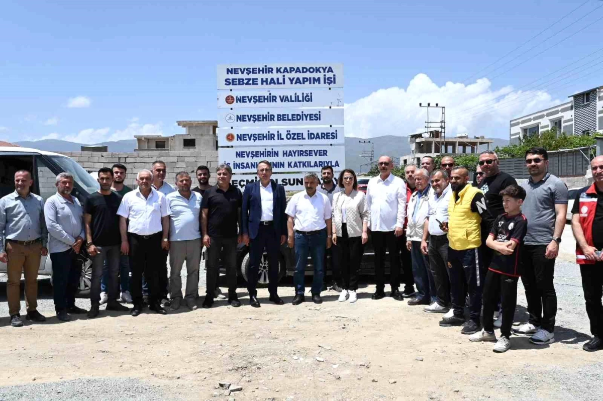 Nevşehir'den deprem bölgesi Hatay'a 'sebze hali' desteği