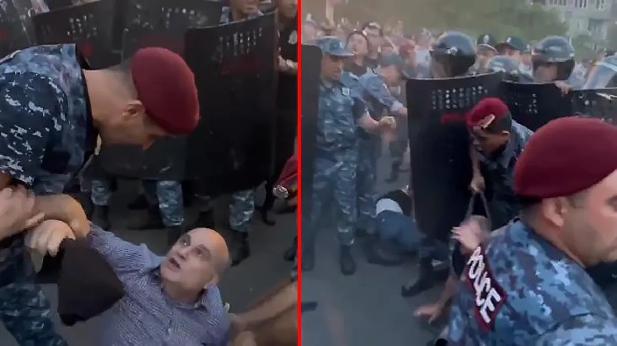 Paşinyan'ın evine yürüdüler! Ermenistan'da polis ile protestocular arasında çatışma çıktı: 60 yaralı - Haberler