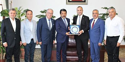 ATSİAD'TAN KAYMAKAM DEMİRYÜREK'E HAYIRLI OLSUN ZİYARETİ