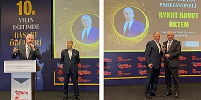 AYKUT DAVUT ÖKTEM’E  “YILIN PROFOSYONEL YÖNETİCİSİ” ÖDÜLÜ!