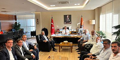 BAŞKAN YAVUZ VE MİLLETVEKİLİ YAYMAN KARAYOLLARI BÖLGE MÜDÜRÜNE TEŞEKKÜR ZİYARETİNDE BULUNDU