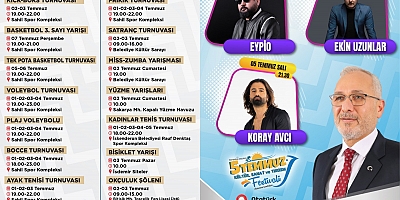 BELEDİYE BAŞKANI FATİH TOSYALI: İSKENDERUN 5 TEMMUZ FESTİVALİ BAŞLIYOR