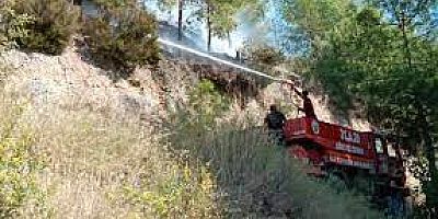 Dörtyol'da çıkan orman yangını büyümeden söndürüldü