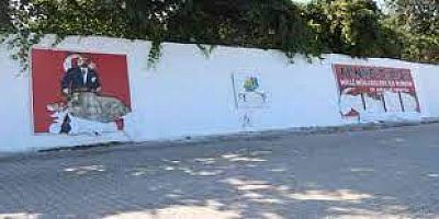 Dörtyol'da Milli Mücadele kahramanlarının resimleri tahrip edildi