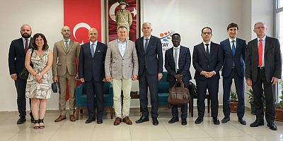 FRANSA BÜYÜKELÇİSİ MAGRO HATAY’DA LÜTFÜ SAVAŞ BÜYÜKELÇİ MAGRO’YU KONUK ETTİ
