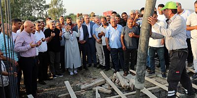 Gölbaşı Mahalle Cami’nin temeli atıldı