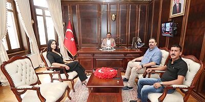 Hatay Aktif Gazeteciler Cemiyeti Hatay Valisi Mustafa Masatlı'yı ziyaret etti.  