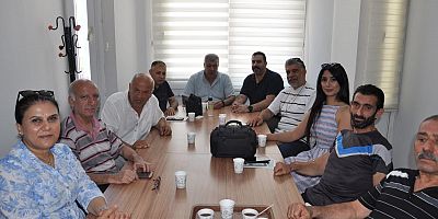 Hatay Aktif Gazeteciler Cemiyeti üyeleri siyasi partilere nezaket ziyaretinde bulundu.
