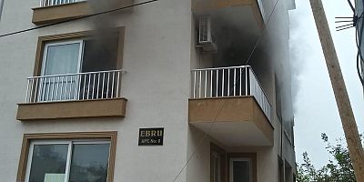 Hatay'da apartman dairesinde çıkan yangın söndürüldü