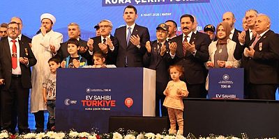 HATAY’DA YÜZYILIN KONUT PROJESİ’NİN KURA ÇEKİMİ YAPILDI