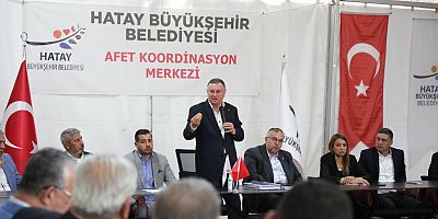 HATAY’IN MİLLET İTTİFAKI MİLLETVEKİLİ ADAYLARI BÜYÜKŞEHİR BELEDİYE BAŞKANI DOÇ.DR. LÜTFÜ SAVAŞ İLE BİR ARAYA GELDİ
