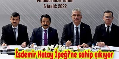 İsdemir Hatay İpeği’ne sahip çıkıyor