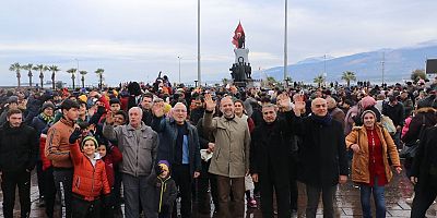 İSKENDERUN BELEDİYESİNİN KAR ŞENLİĞİ YOĞUN İLGİ GÖRDÜ