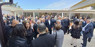 İskenderun CHP Belediye Başkan Adayı Av. Duduoğlu, Aziz Corç Kilisesini ziyaret etti: