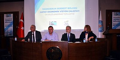 İTSO’nun Ev Sahipliğinde “Hatay Ekonomik Vizyon Çalıştay’ı” Düzenlendi “Çalıştay’da Serbest Bölgenin Önemi Anlatıldı”