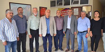 İTSO Yönetimi Deprem sonrası iş yeri zarar Gören Üyeleri Ziyaret Etti