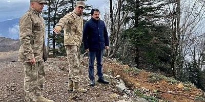 KAYMAKAM DEMİRYÜREK’TEN VE MEHMETÇİK'TEN AMANOS DAĞININ ZİRVESİNDE ‘TERÖRE GEÇİT YOK’ MESAJI