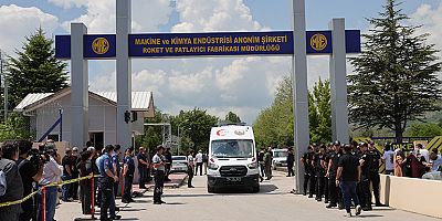 MKE Roket ve Patlayıcı Fabrikası'nda yangın!