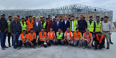 Sağlık Bakanı Fahrettin Koca, Hatay'da Hastane İnşaatlarını İnceledi